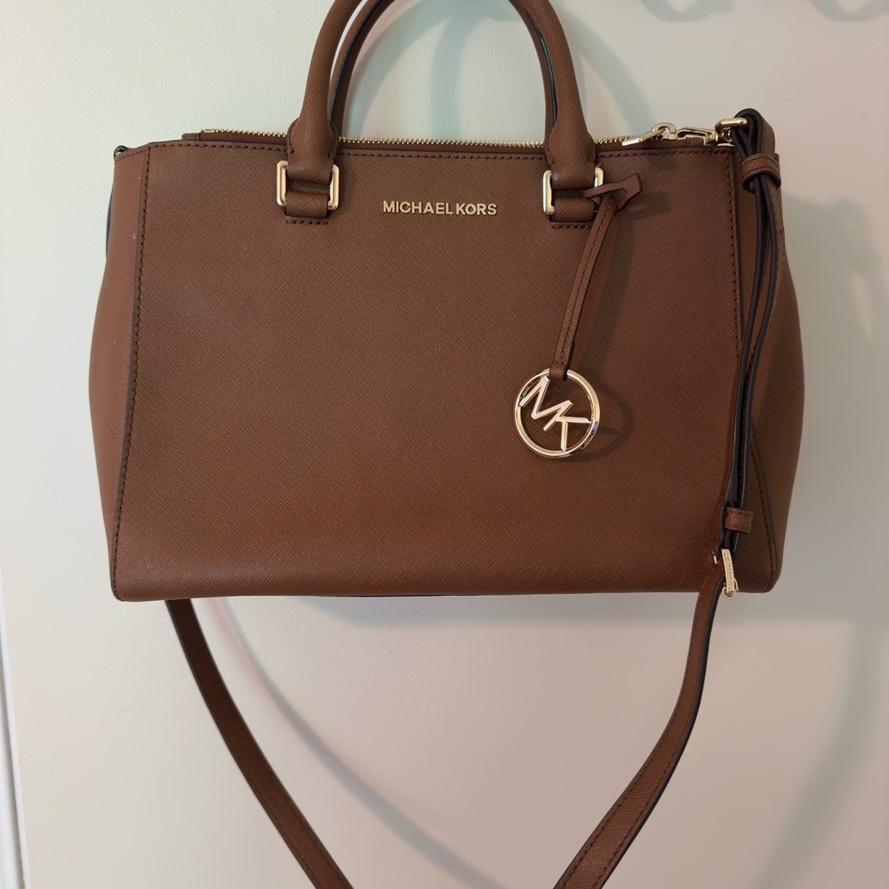 Michael Kors Tan Satchel Bag